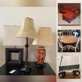 MaxSold Auction: This online auction features furniture such as benches, credenza, tables, armchair, dining table and chairs, side cabinet, sofa, side table, patio furniture, bookshelves and more, TV, floor lamp, print, Diecast model cars, Mikasa frames, artificial plants, kitchenware, speakers, artificial tree, rug and much more!